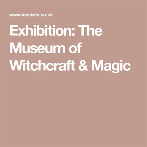 Unleashing the Power: Witchcraft Exhibition Debuts in London 2023